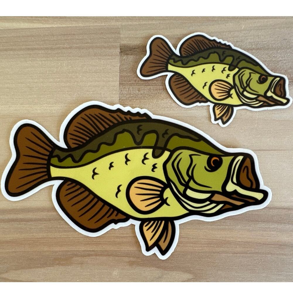 Large Mouth Bass Sticker - 2 Sizes